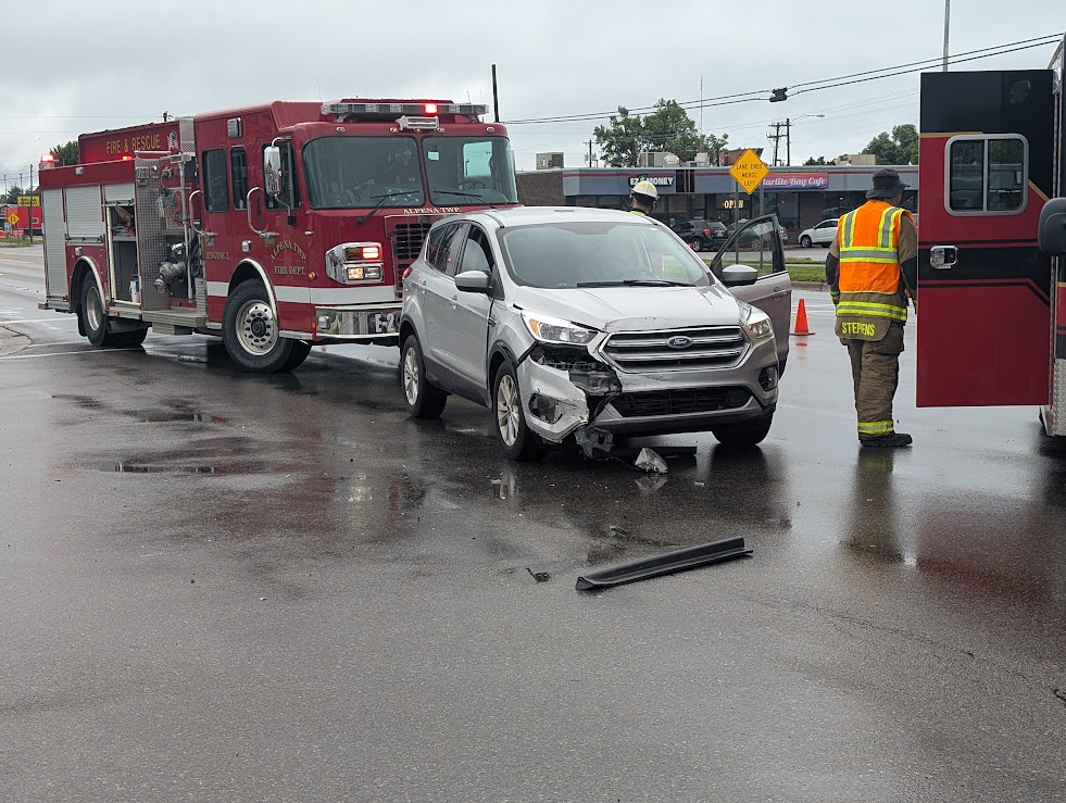 On Thursday morning, the Alpena County Sheriff’s Office, Michigan State Police, Alpena Fire Department, and Alpena Township Fire Department responded to the scene of a two-vehicle crash at the intersection of U.S.-23 South and Ripley Boulevard. One person was transported to MyMichigan Medical Center Alpena by ambulance. The extent of the individual’s injuries are unknown at this time.